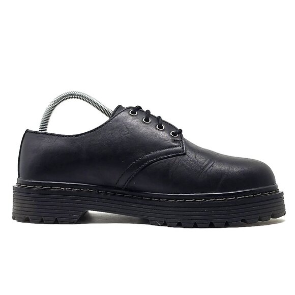 Skechers D395341 Black Leather Lace Up Oxford Shoes Men\'s Size 8 main image 7